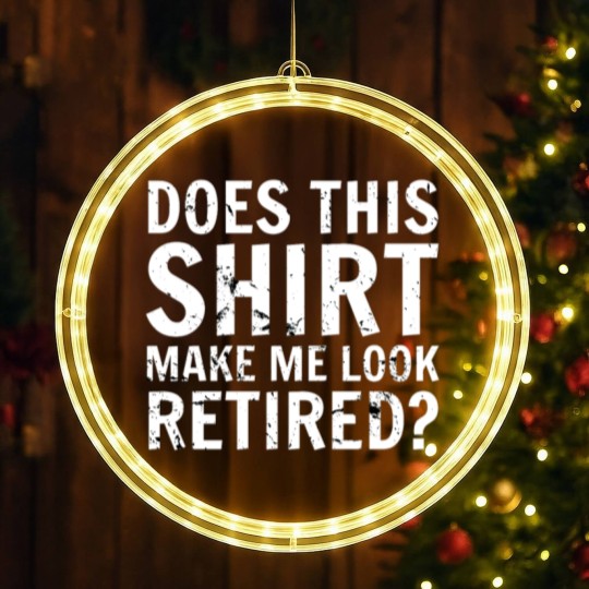 Discover Retired retirement LED Christmas Window Lights LED Christmas Window Lights