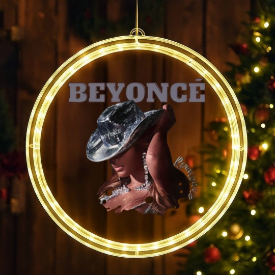Discover Beyonce Paint Graphic LED Christmas Window Lights, Vintage LED Christmas Window Lights, Beyonce Renaissance Tour, Beyonce Tour LED Christmas Window Lights