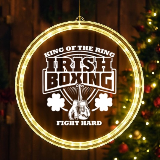 Discover Irish Boxing LED Christmas Window Lights