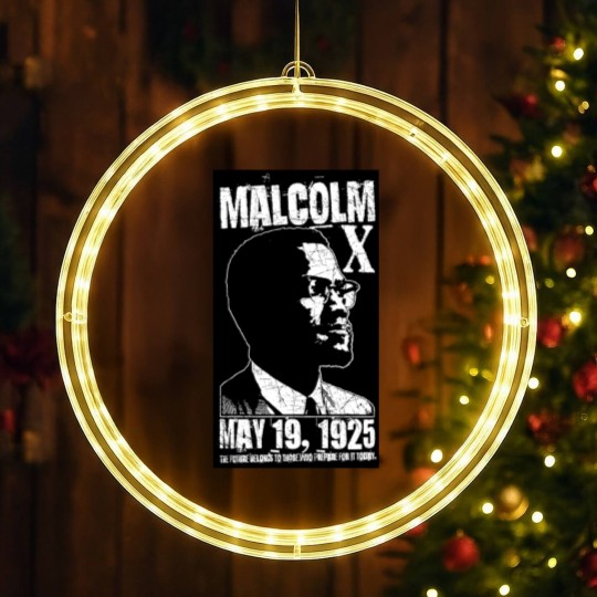 Discover Malcolm X Anniversary LED Christmas Window Lights/