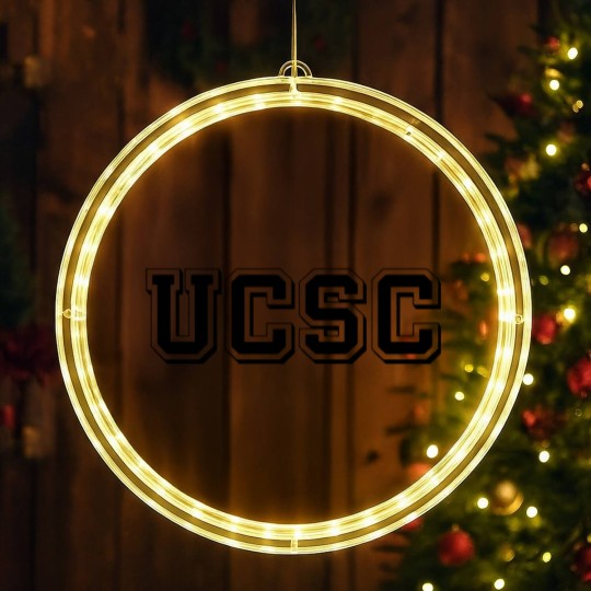 Discover UCSC University Pride LED Christmas Window Lights