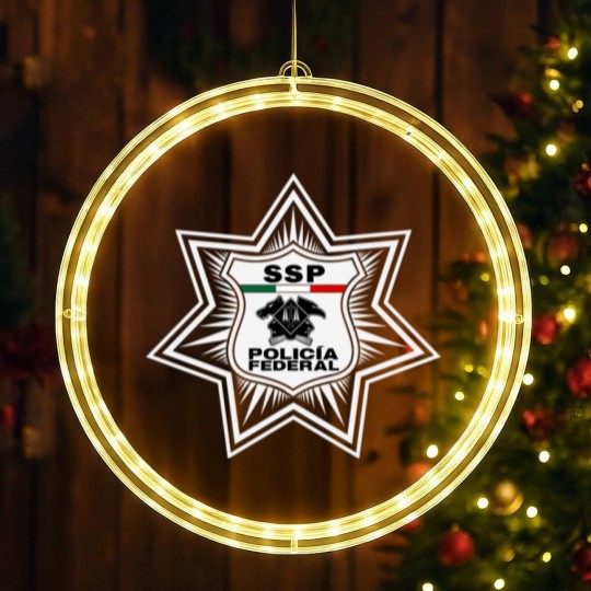 Discover SSP Policia Federal mexico LED Christmas Window Lights