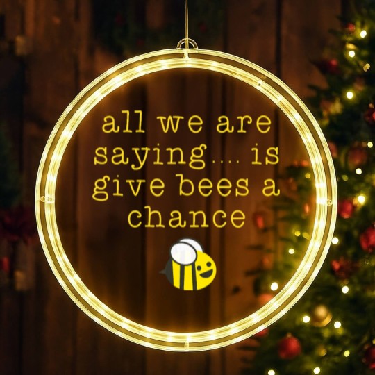 Discover all we are saying is give bees a chance LED Christmas Window Lights LED Christmas Window Lights
