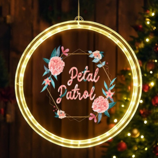 Discover Flowers Floral Petal Patrol LED Christmas Window Lights