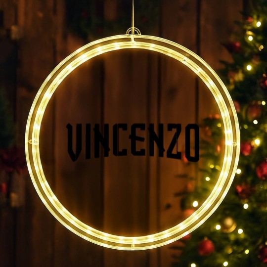 Discover Vincenzo K Drama LED Christmas Window Lights