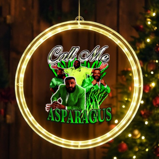 Discover Call Me Asparagus Dj Khaled LED Christmas Window Lights