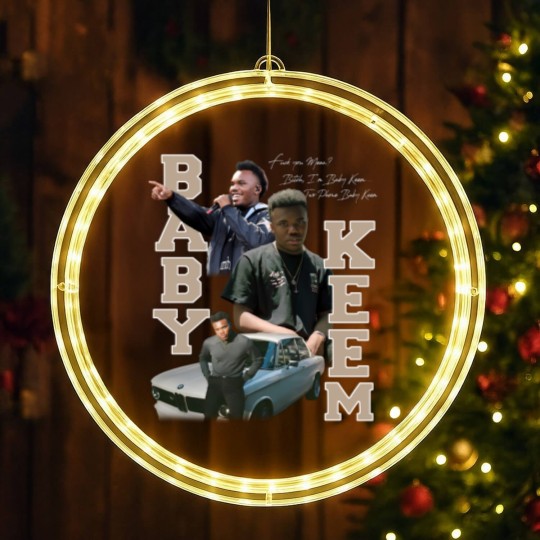 Discover Baby Keem  LED Christmas Window Lights, Baby Keem  Graphic LED Christmas Window Lights Album Merch,