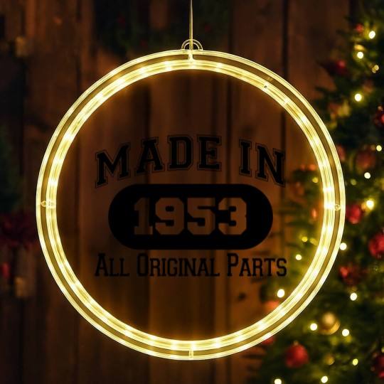 Discover MADE IN 1953 ALL ORIGINAL PARTS - Made In 1953 All Original Parts - LED Christmas Window Lights