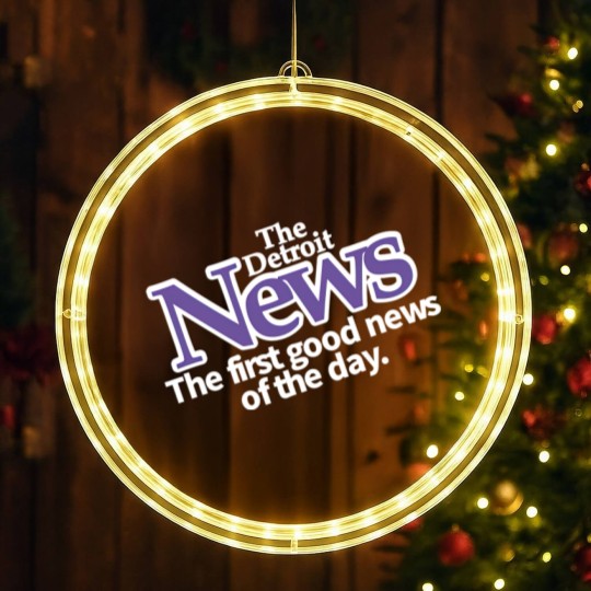 Discover Drew Barrymore Detroit News LED Christmas Window Lights
