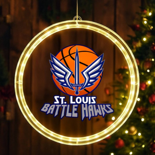 Discover Battle Hawks St Louis - St Louis Battle Hawks - LED Christmas Window Lights