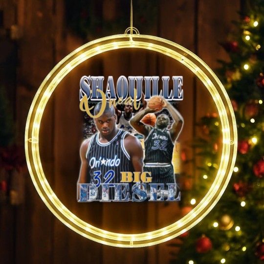 Discover Shaquille O'neal Orlando Magic LED Christmas Window Lights