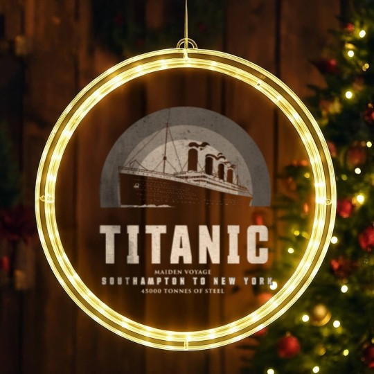 Discover RMS Titanic "The Ship of Dreams" LED Christmas Window Lights