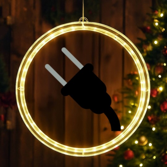 Discover Plug Emojis LED Christmas Window Lights