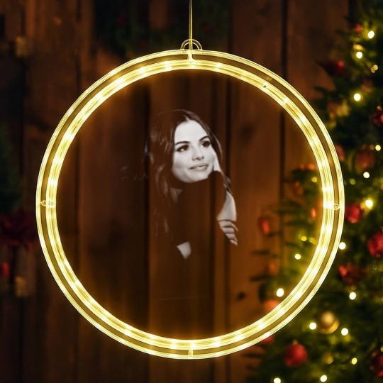 Discover Selena Gomez Aesthetic LED Christmas Window Lights Unisex
