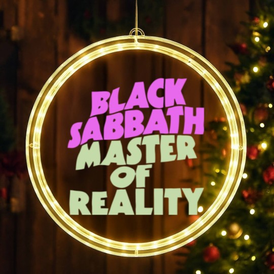 Discover Men Black Sabbath Master Of Reality Particular LED Christmas Window Lights LED Christmas Window Lights