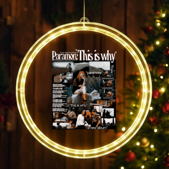 Discover This Is Why LED Christmas Window Lights, Paramore Riot LED Christmas Window Lights, 2023 Tour Paramore LED Christmas Window Lights, Music Tour 2023 LED Christmas Window Lights