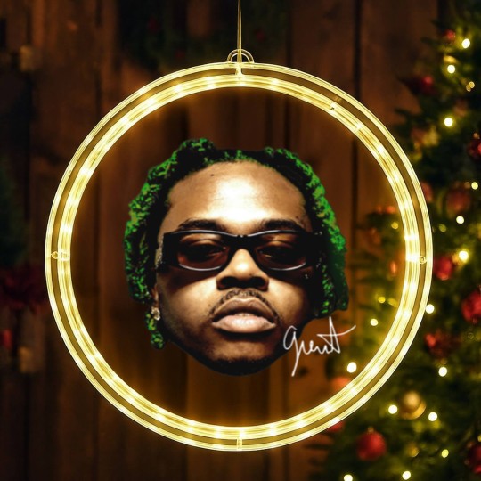 Discover GUNNA LED Christmas Window Lights, Rare Hip Hop Graphic Print, Rap LED Christmas Window Lights