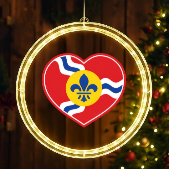 Discover I Heart Saint Louis - St Louis - LED Christmas Window Lights