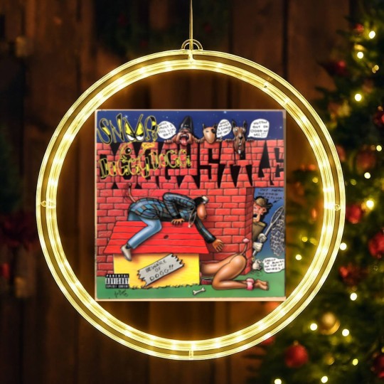 Discover Snoop Dogg Doggystyle Album Cover LED Christmas Window Lights
