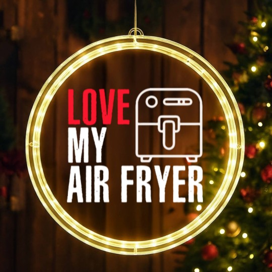 Discover I Love My Air Fryer - Cooking LED Christmas Window Lights