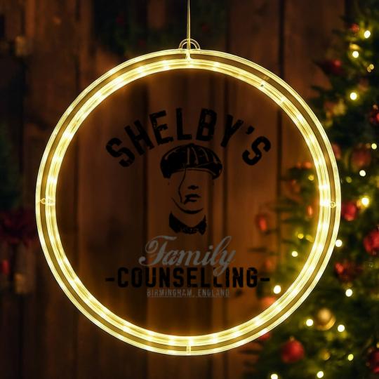 Discover Shelby's Family Counselling Peaky Blinders - Peaky Blinders - LED Christmas Window Lights