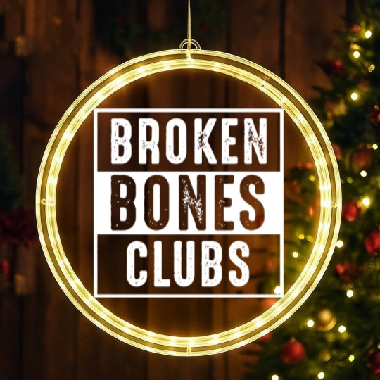 Discover Vintage 1970's Broken Bone Club - Broken Bones - LED Christmas Window Lights