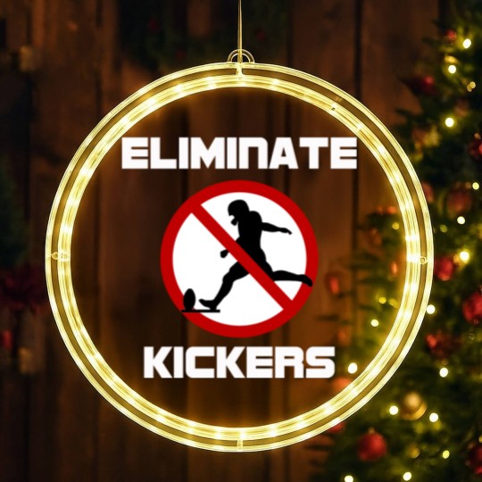 Discover Eliminate Kickers LED Christmas Window Lights