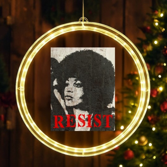 Discover Angela Davis Resist - Angela Davis - LED Christmas Window Lights