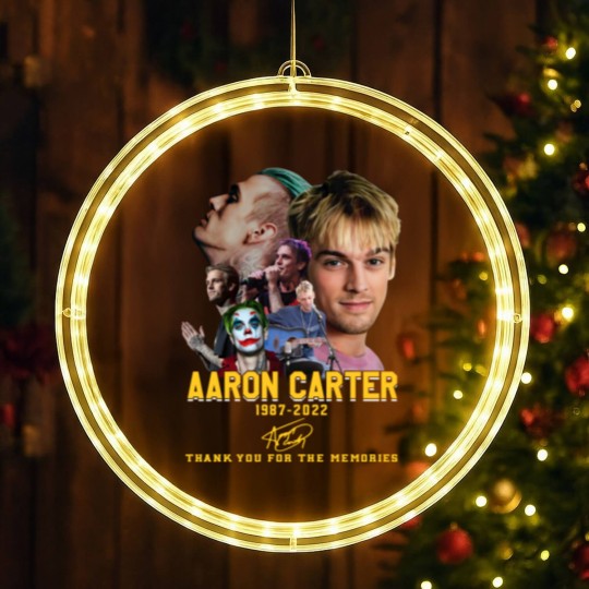 Discover Aaron Carter LED Christmas Window Lights