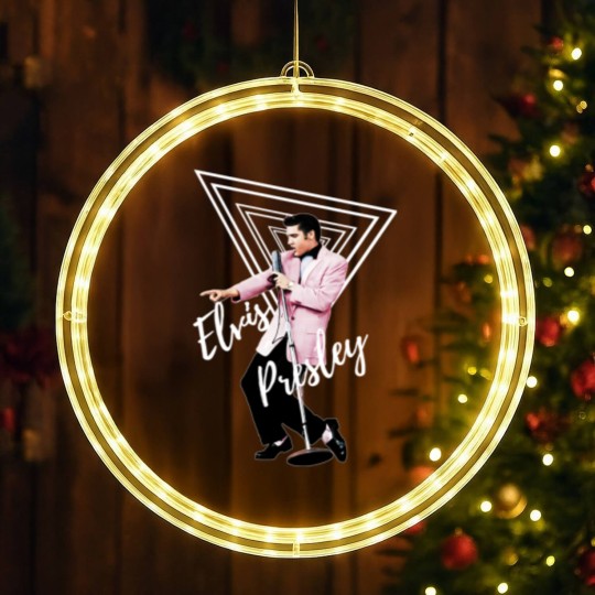 Discover Elvis LED Christmas Window Lights, Elvis Presley, King Of Rock N Roll Graphic LED Christmas Window Lights, Elvis Dance LED Christmas Window Lights