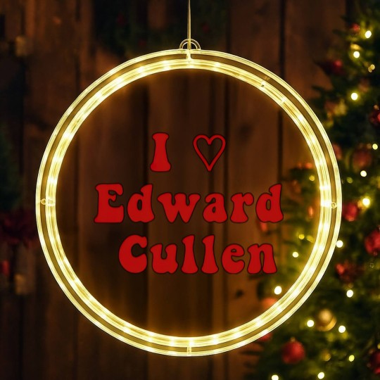 Discover I Love Edward Cullen - Twilight - LED Christmas Window Lights