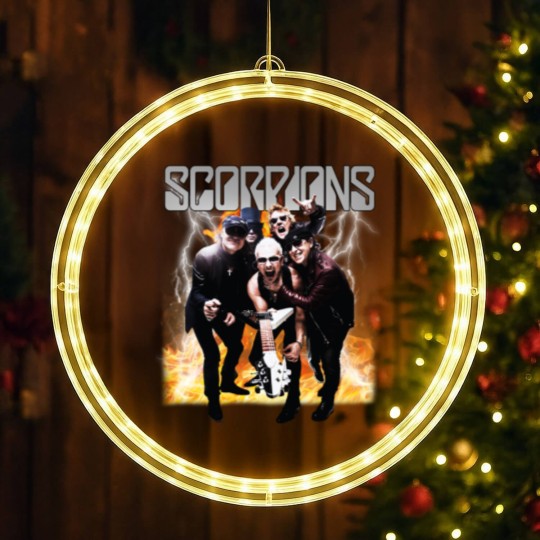 Discover Scorpions Rock Believer World Tour 2023  LED Christmas Window Lights