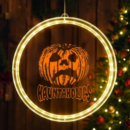 Discover Hauntaholics Haunted Mound Sematary LED Christmas Window Lights