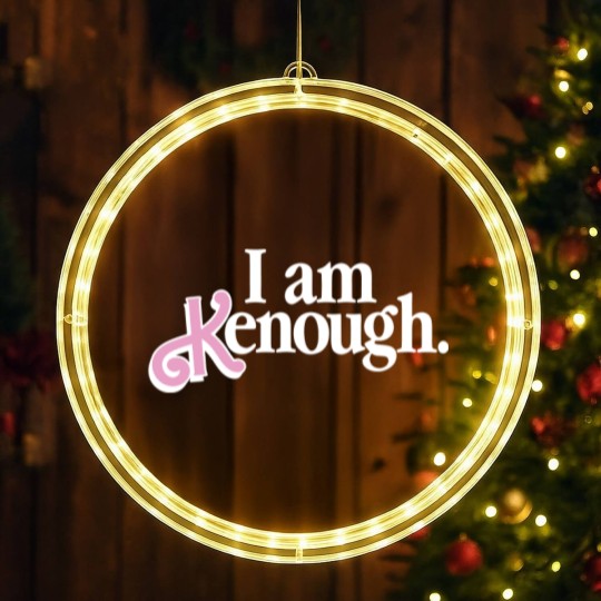 Discover I Am Kenough LED Christmas Window Lights Barbie Movie LED Christmas Window Lights