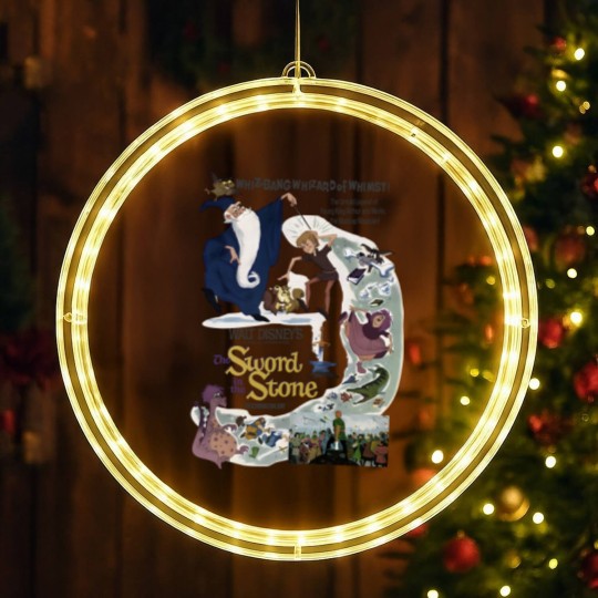 Discover The Sword In The Stone LED Christmas Window Lights