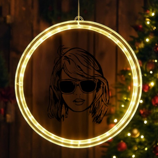 Discover Tay Swift portrait LED Christmas Window Lights