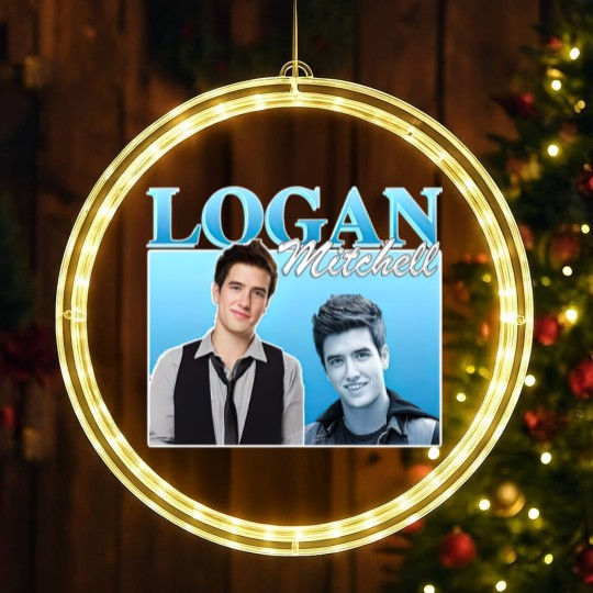Discover Logan Mitchell, Logan Btr LED Christmas Window Lights, Big Time Rush Concert LED Christmas Window Lights