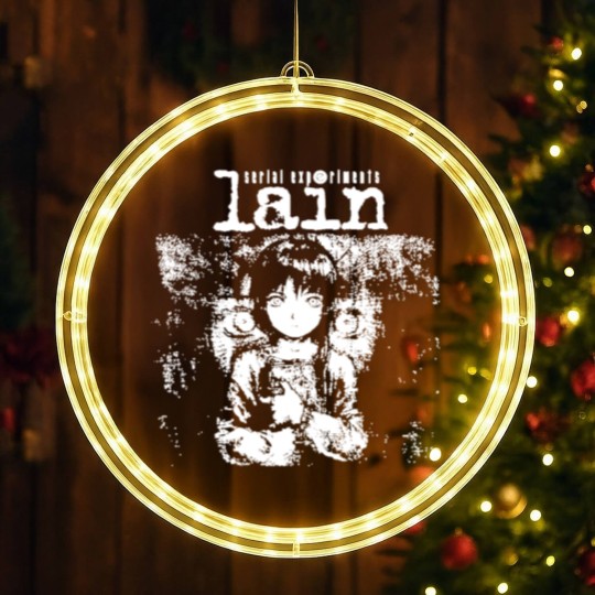 Discover Serial Experiments Lain by michaelart18 LED Christmas Window Lights