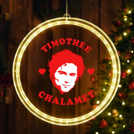 Discover Timothee Chalamet LED Christmas Window Lights, Timothee Chalamet Lover LED Christmas Window Lights, I Love Timothee Chalamet