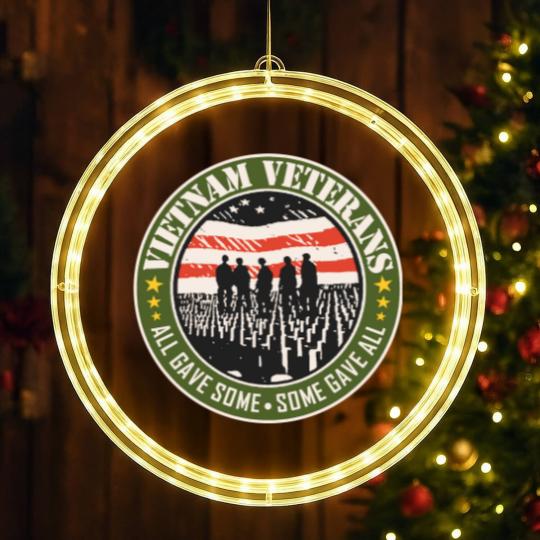 Discover Vietnam Veterans - Vietnam Veterans Gift - LED Christmas Window Lights