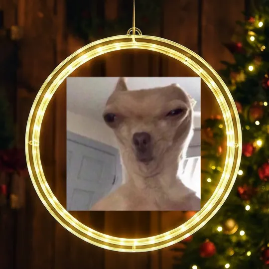 Discover Chihuahua meme - Funny - LED Christmas Window Lights