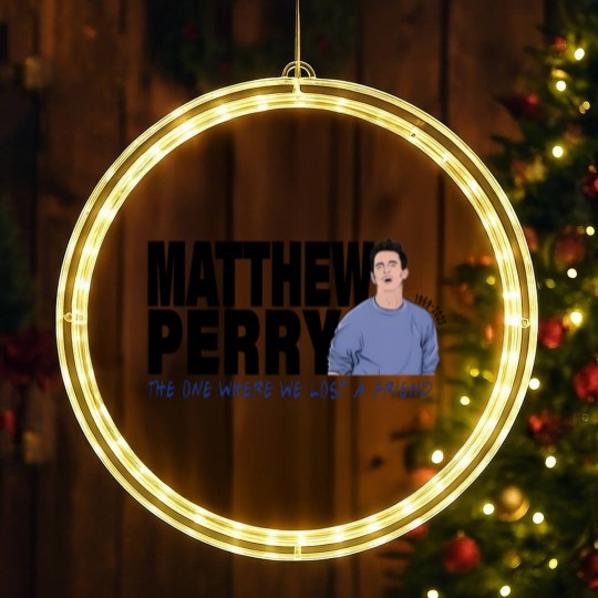 Discover Retro Chandler Bing LED Christmas Window Lights, Chandler Bing Homage LED Christmas Window Lights