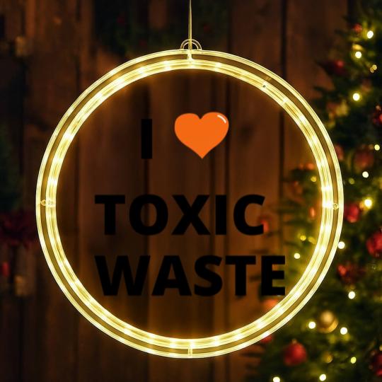 Discover i heart toxic wast LED Christmas Window Lights