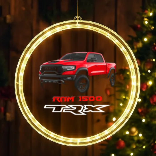 Discover RAM 1500 TRX 4x4 Truck Offroad LED Christmas Window Lights