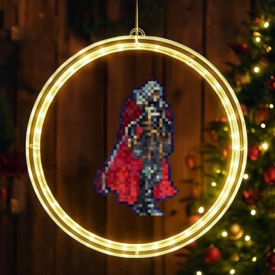 Discover Alucard Vintage Pixels - Castlevania - LED Christmas Window Lights
