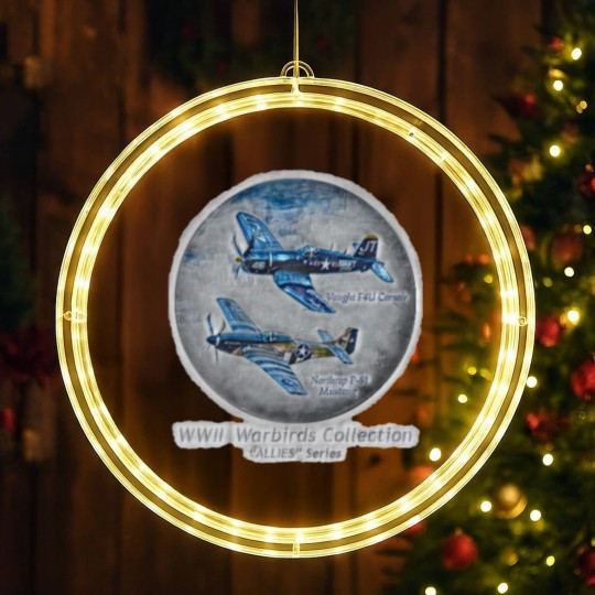 Discover F4U CORSAIR and P51 MUSTANG LED Christmas Window Lights