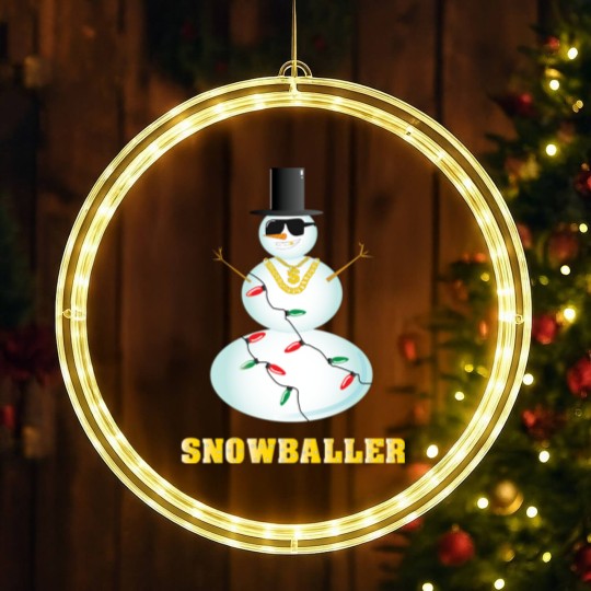 Discover Snowballer Snowman Baller LED Christmas Window Lights