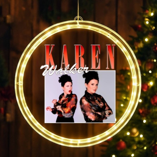Discover Karen Walker Short Sleeve Famous LED Christmas Window Lights Men and Women LED Christmas Window Lights
