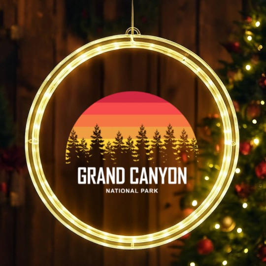 Discover Grand Canyon National Park - Grand Canyon - LED Christmas Window Lights