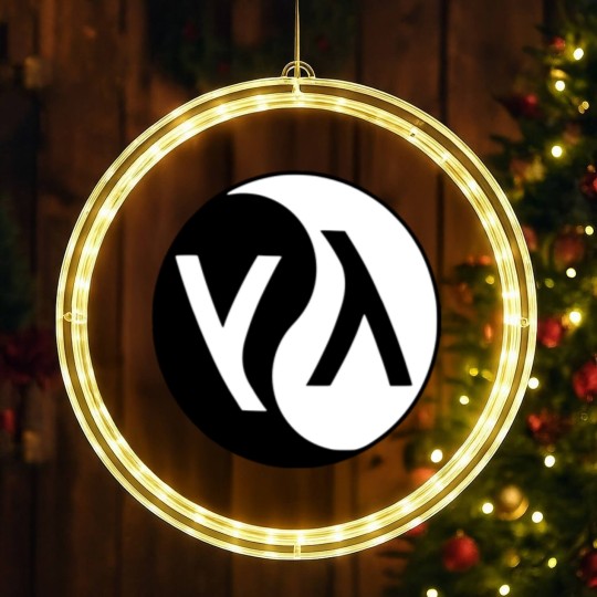 Discover lisp lambda yin yang logo LED Christmas Window Lights